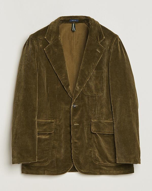 Dark brown blazer from Drake's