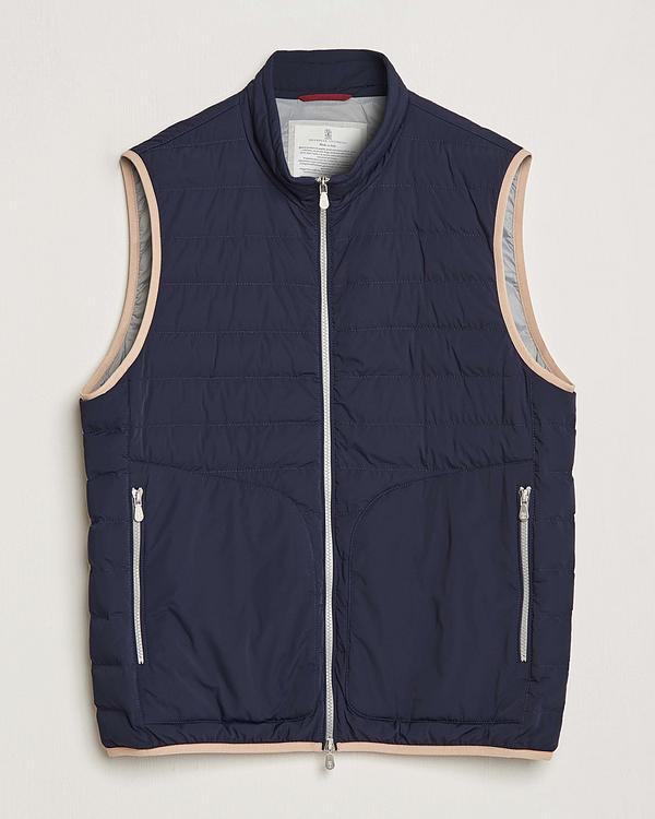 Dark grey vest from Brunello Cucinelli