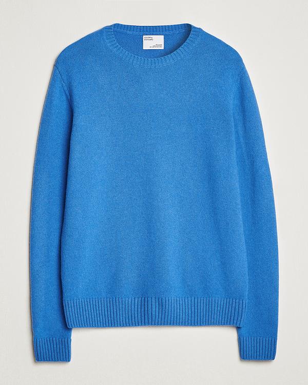 Blue sweater from Colorful Standard