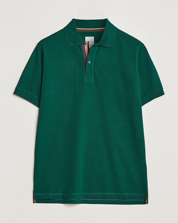 Teal short sleeve polo shirt from Paul Smith