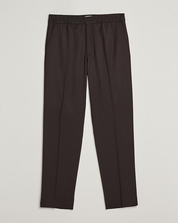 Dark brown drawstring trousers from Filippa K