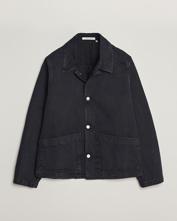 Black denim jacket from Sunflower