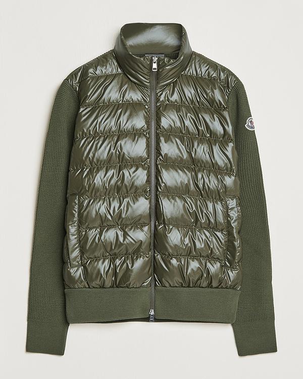 Dark green hybrid jacket from Moncler