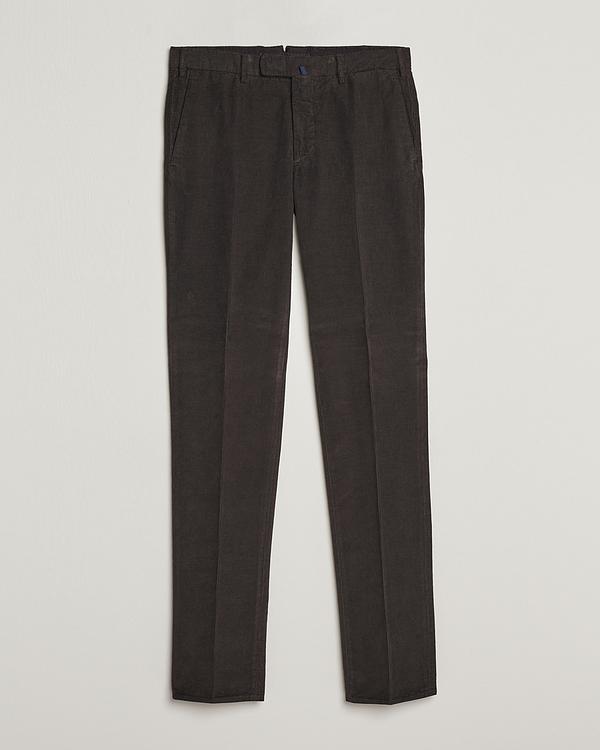 Dark grey corduroy trousers from Incotex
