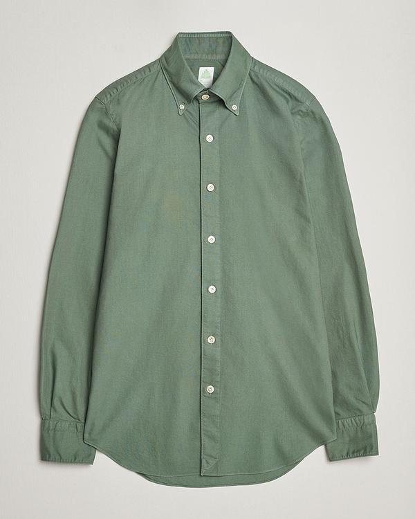 Green oxford shirt from Finamore Napoli