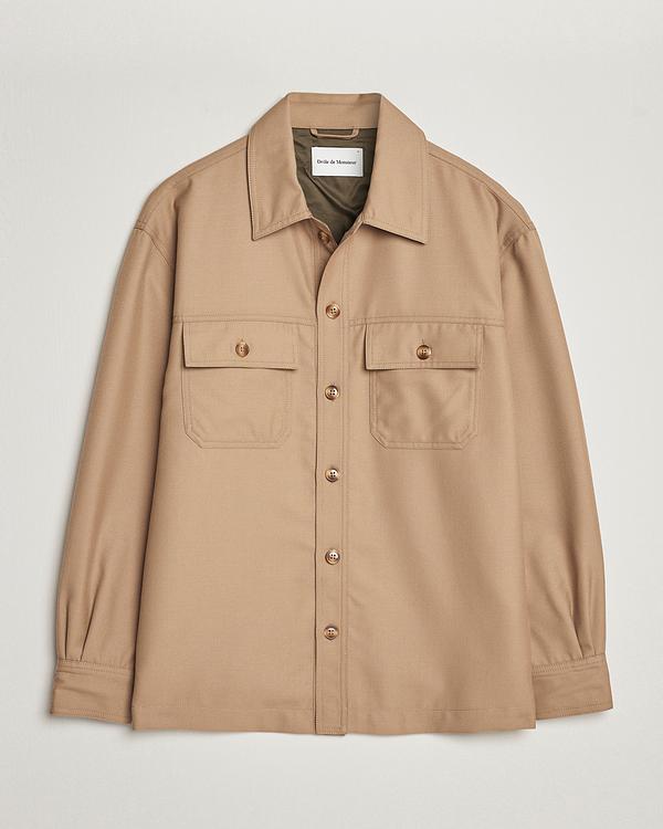 Taupe overshirt from Drôle De Monsieur