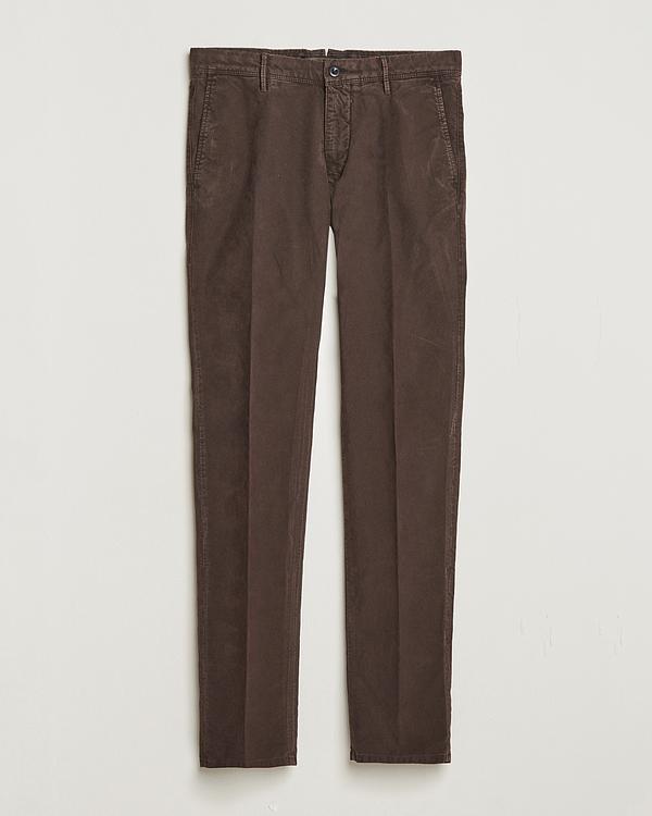 Dark brown chinos from Incotex