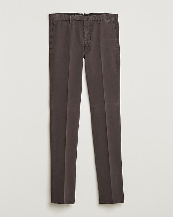 Dark brown chinos from Incotex