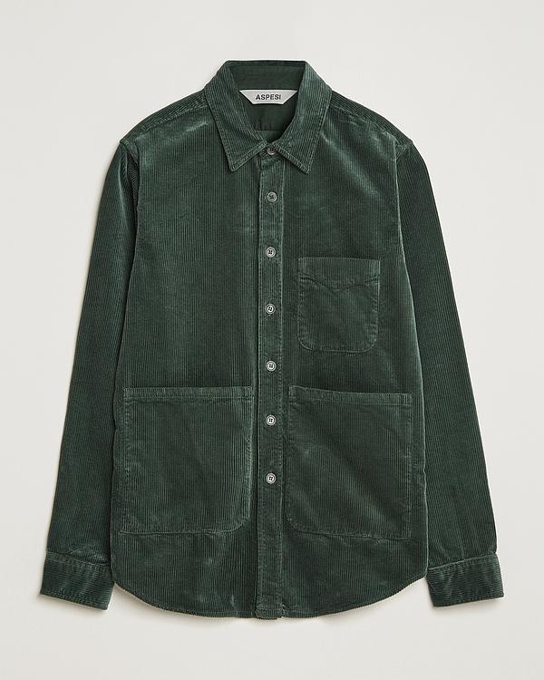 Dark green overshirt from Aspesi