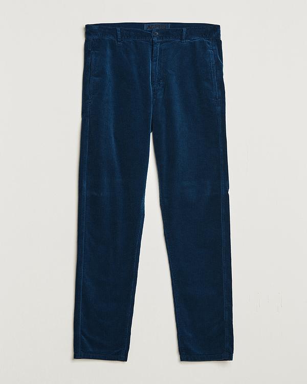Dark blue corduroy trousers from Aspesi
