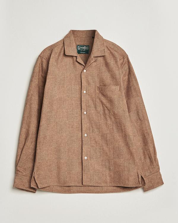 Brown casual shirt from Gitman Vintage