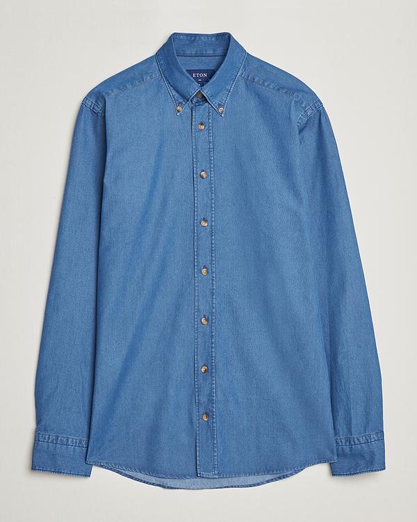 Blue denim shirt from Eton