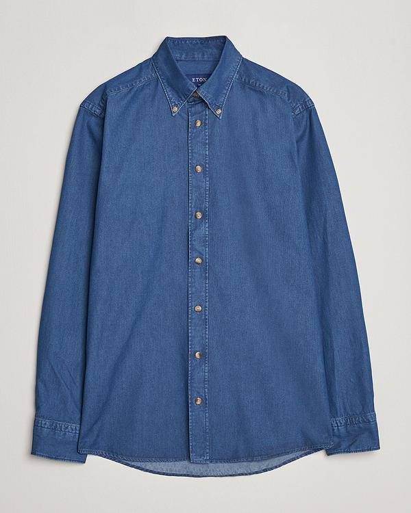 Blue denim shirt from Eton