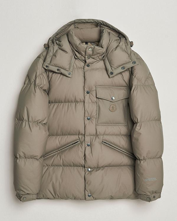 Grey parka from Moncler