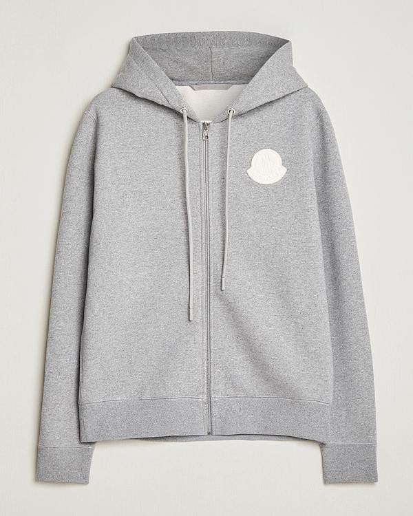 Grey hooded sweatshirt from Moncler