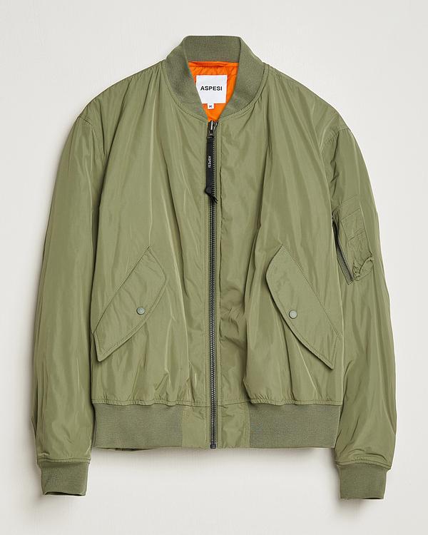 Khaki bomber jacket from Aspesi