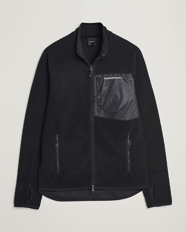 Black fleece jacket from Peak Performance