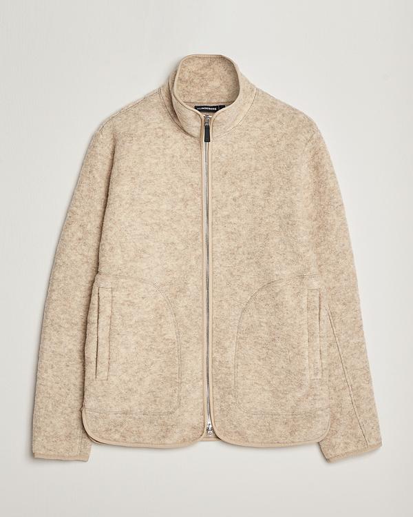 Beige fleece jacket from J.Lindeberg