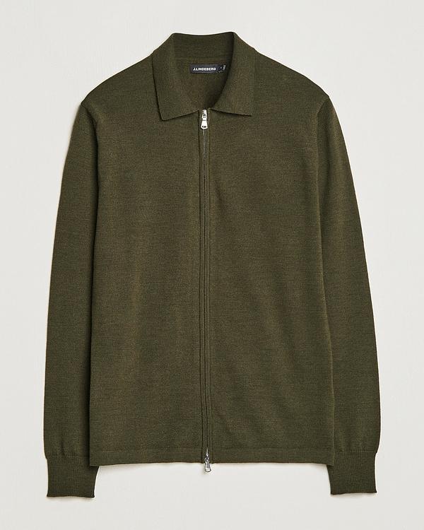 Dark green full-zip from J.Lindeberg