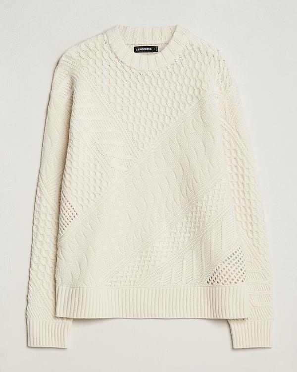 White sweater from J.Lindeberg