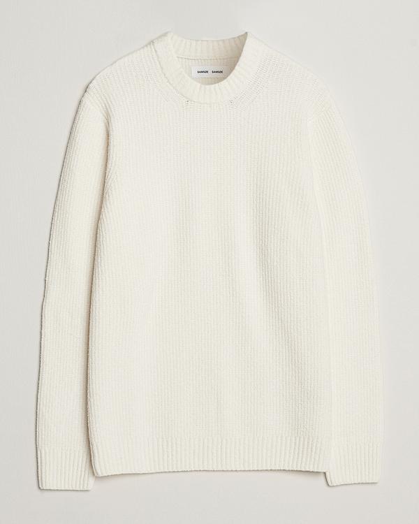White sweater from Samsøe & Samsøe