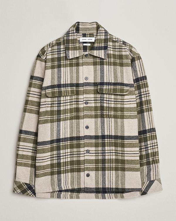 Checkered multicolor overshirt from Samsøe & Samsøe