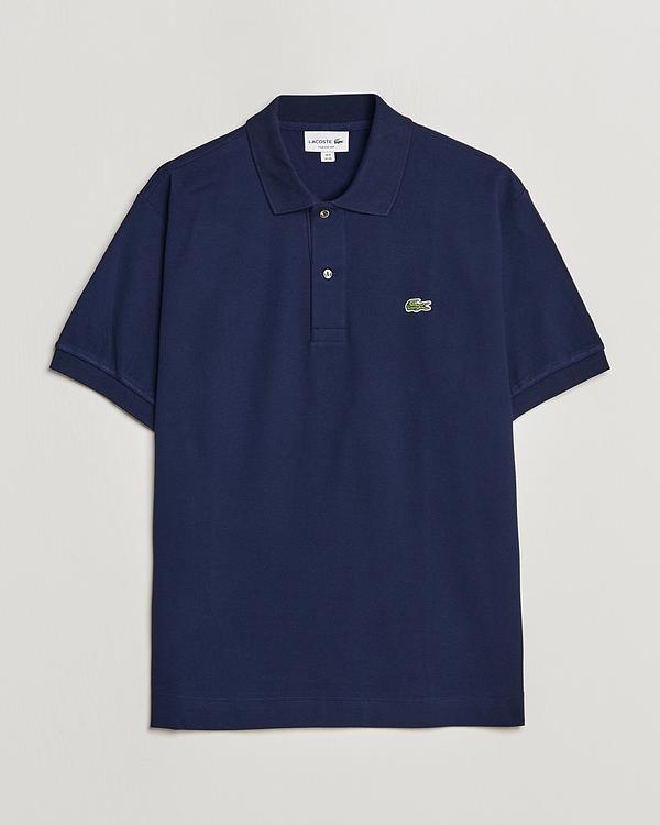 Dark blue short sleeve polo shirt from Lacoste