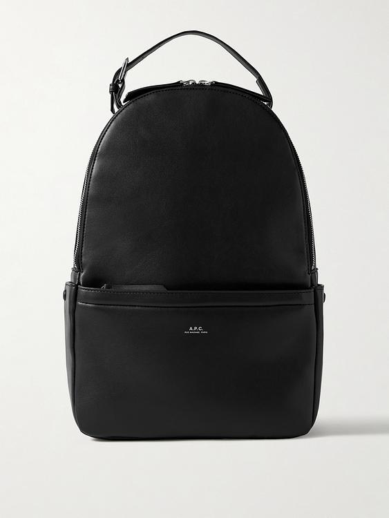 Black backpack from A.P.C