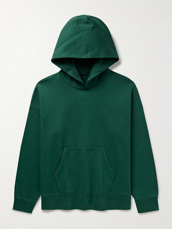 Dark green hooded sweatshirt from Visvim