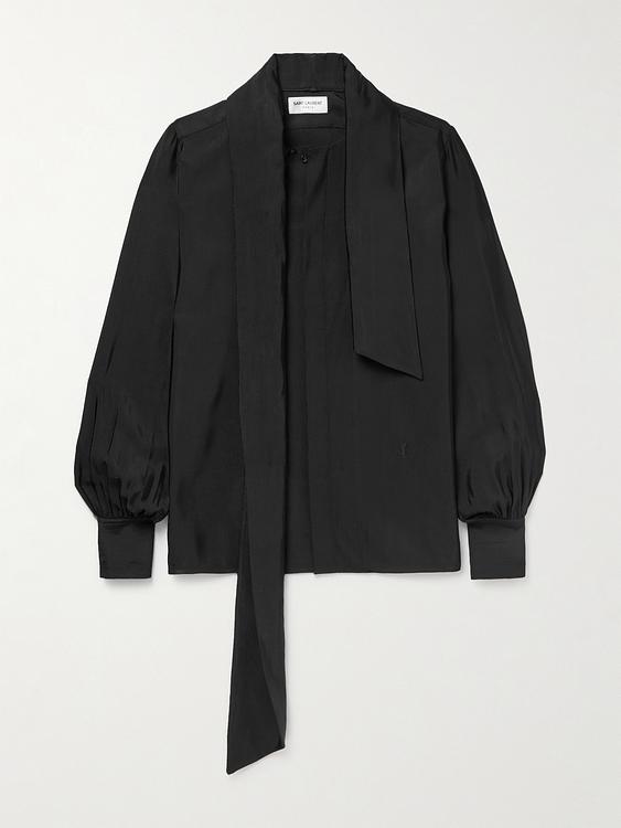 Black casual jacket from Saint Laurent