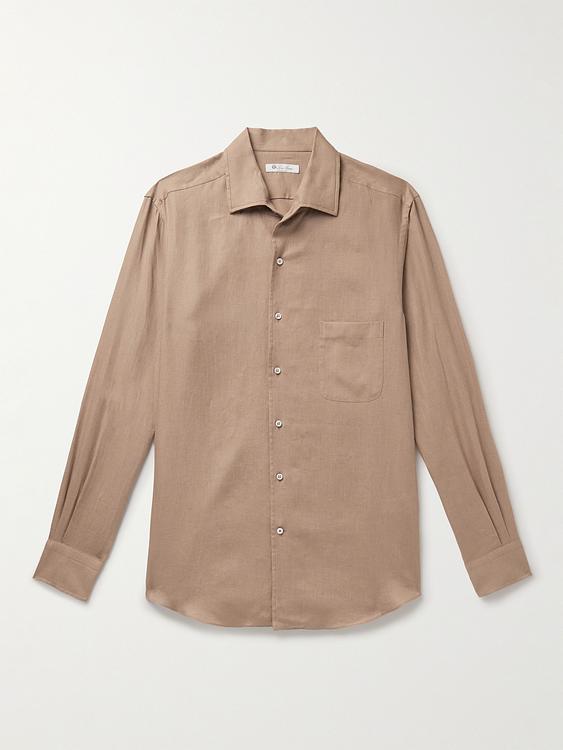 Grey casual shirt from Loro Piana