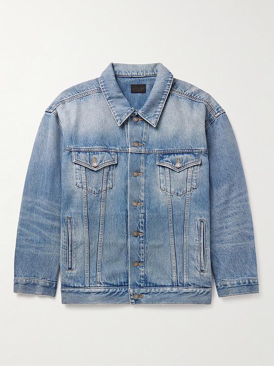 Blue denim jacket from Saint Laurent