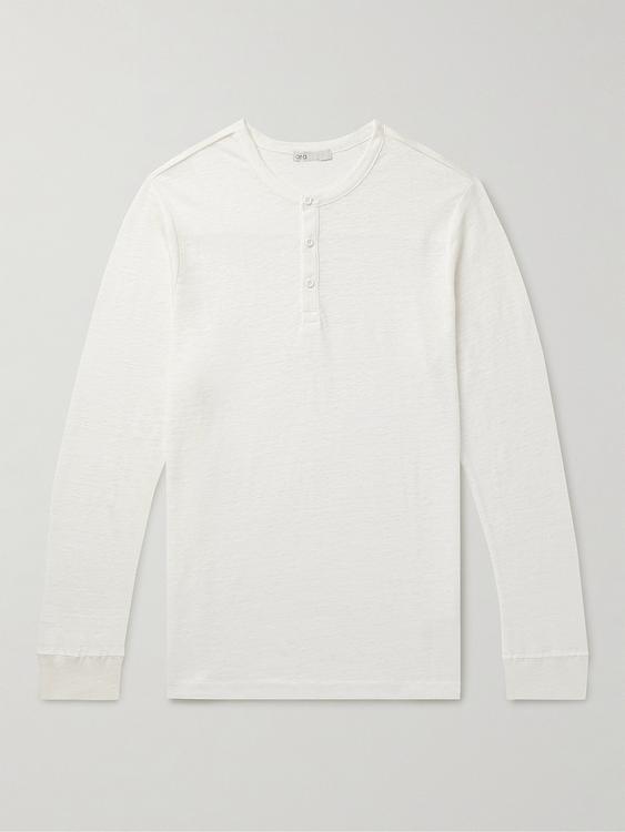 White henley shirt from Onia