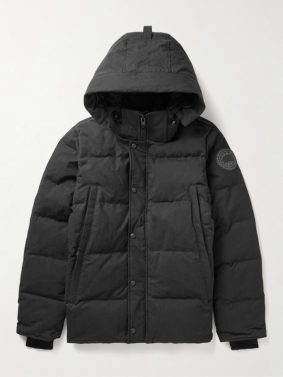 Black down jacket from Canada Goose
