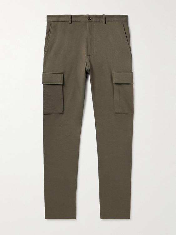 Dark green cargo trousers from Moncler