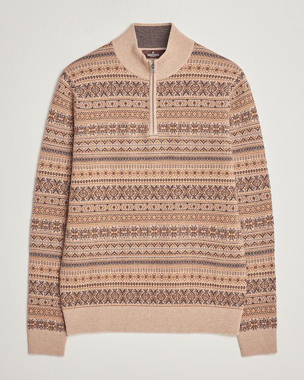 Taupe half-zip from Morris Heritage
