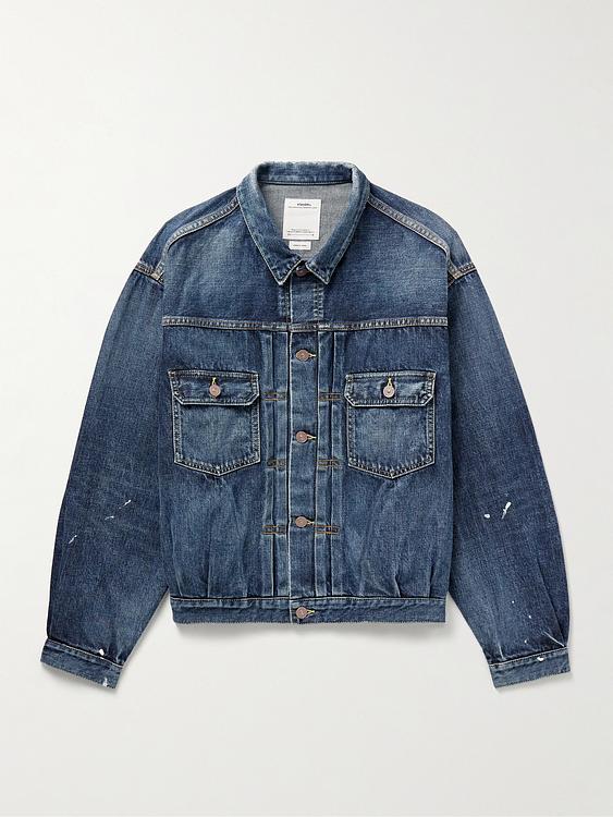 Dark blue denim jacket from Visvim