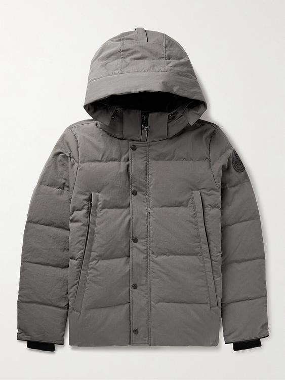 Grey down jacket from Canada Goose