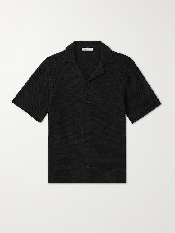 Black short sleeve shirt from Onia