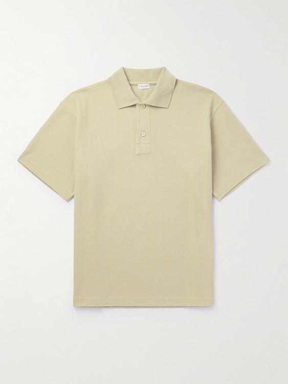 Beige short sleeve polo shirt from Burberry