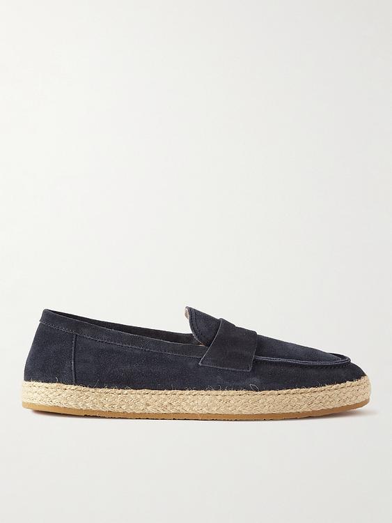 Black espadrilles from Brunello Cucinelli