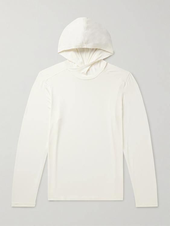 White hooded sweatshirt from Onia