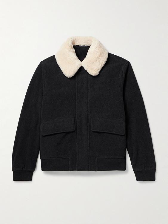 Black casual jacket from Mr P.