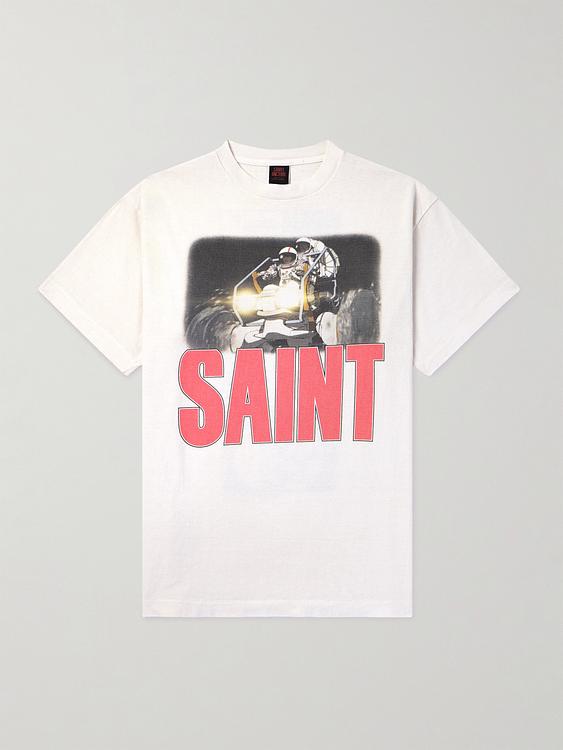 Print white t-shirt from Saint Mxxxxxx