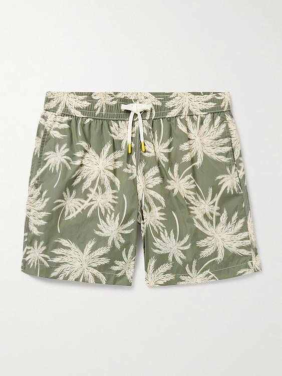 Taupe swim shorts from Hartford