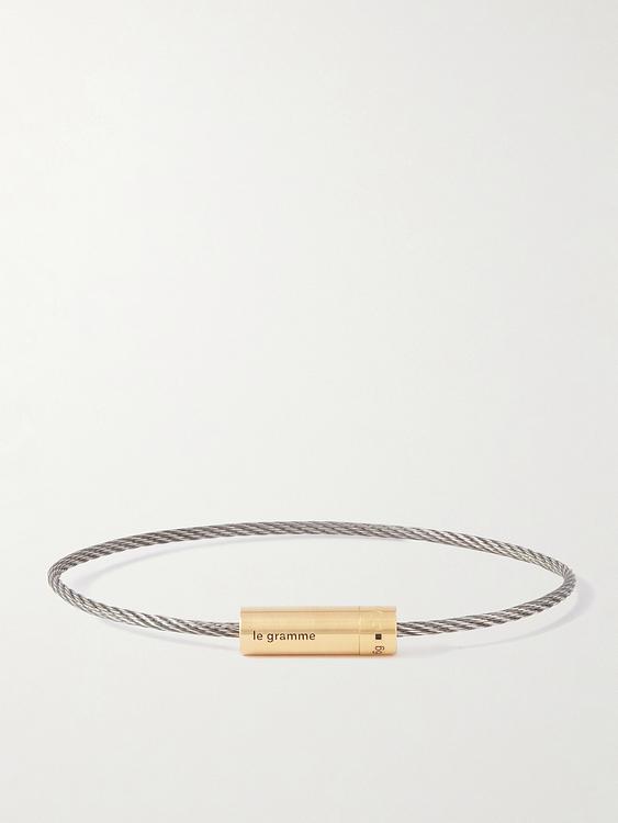 White bracelet from Le Gramme