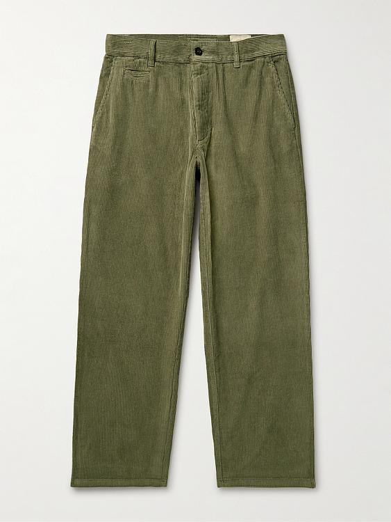 Dark green casual trousers from Portuguese Flannel