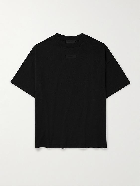 Black t-shirt from Fear Of God Essentials