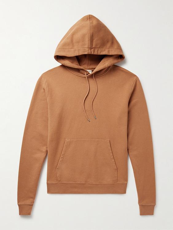 Brown hooded sweatshirt from Saint Laurent