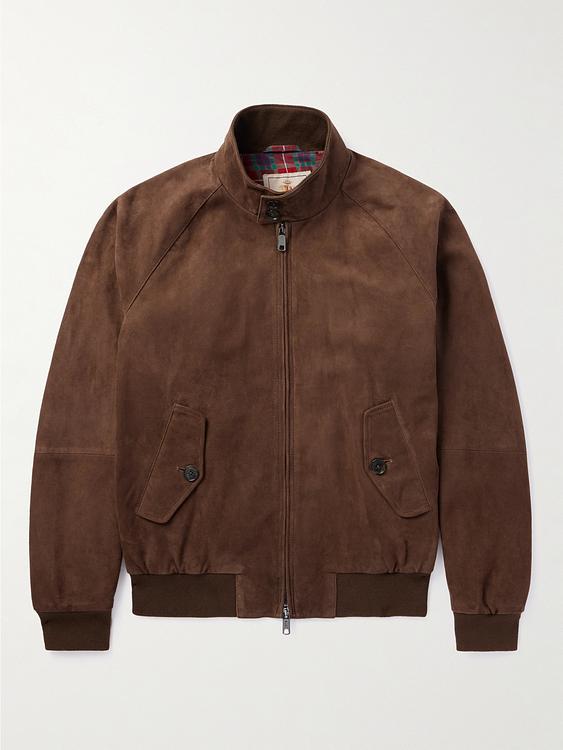 Brown casual jacket from Baracuta